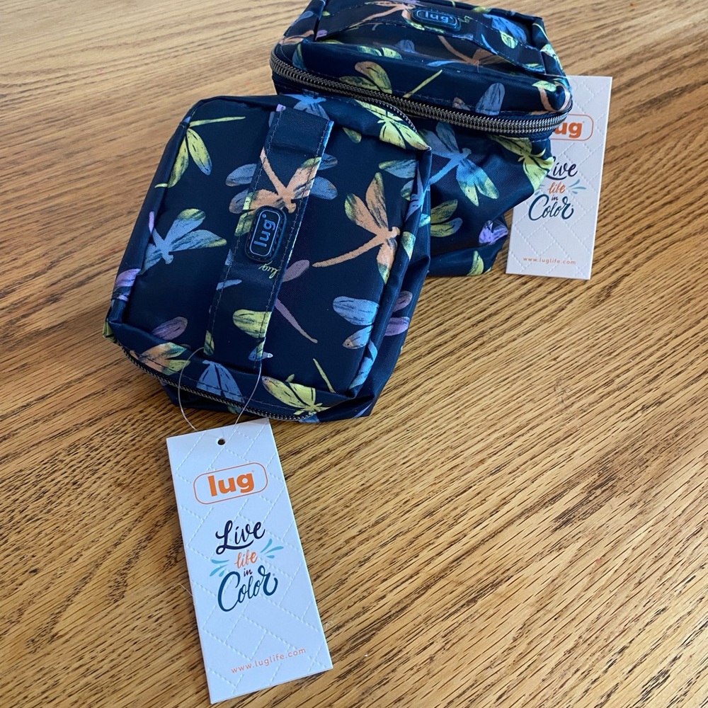 COPY - Lug Dragonfly Print Cosmetic Bags